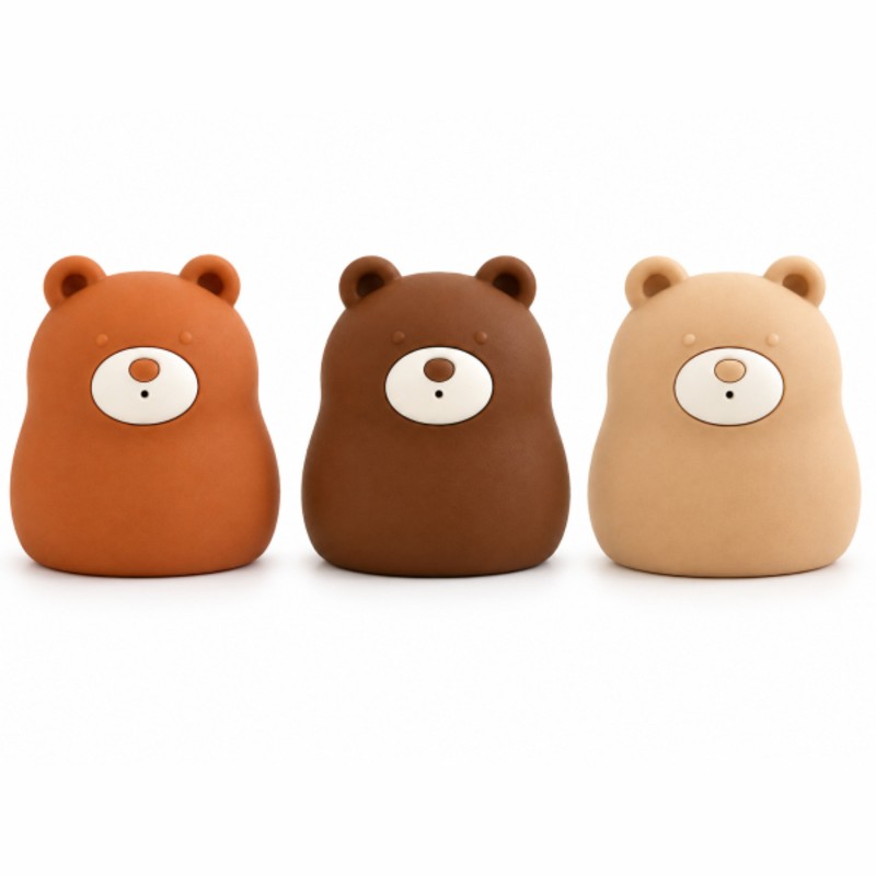 Jouets de bain ours en silicone Little L