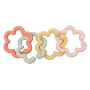 Anneaux de dentition en silicone Flowers Jollein