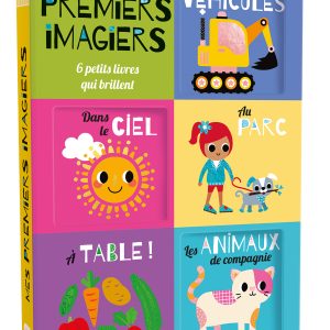Coffret Mes premiers imagiers – 6 petits livres qui brillent – 1 2 3 Soleil