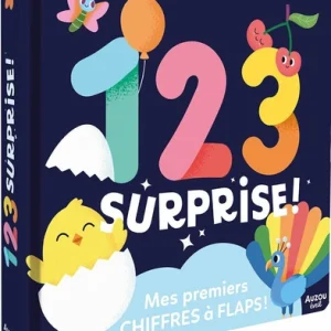 Livre à rabats 123 surprise ! Mes premiers chiffres – Auzou