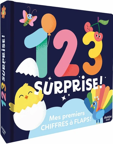 Livre à rabats 123 surprise ! Mes premiers chiffres – Auzou