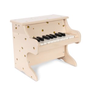 Piano enfant laqué jaune citron à 18 touches Konges Sløjd