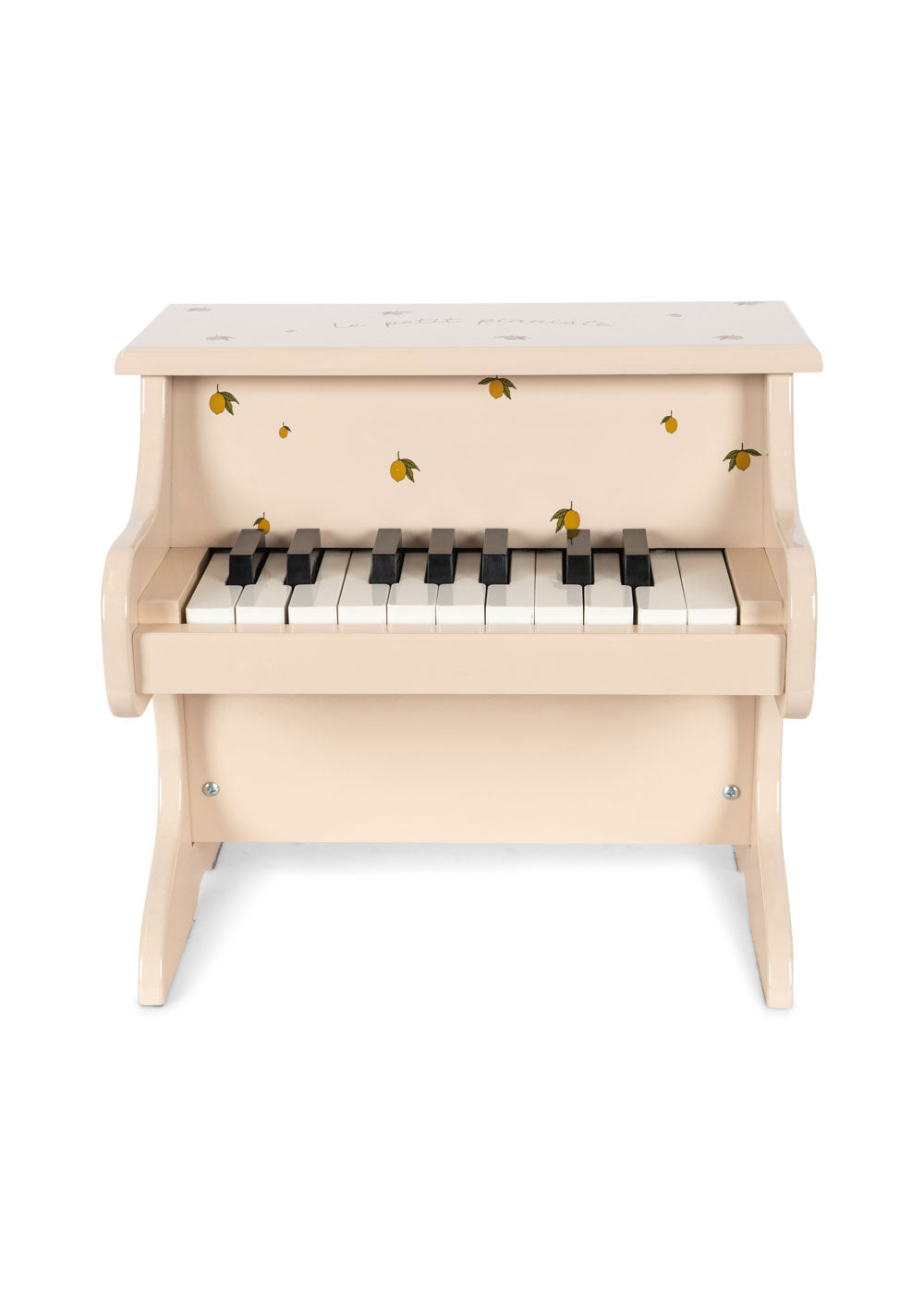 Piano enfant laqué jaune citron à 18 touches Konges Sløjd