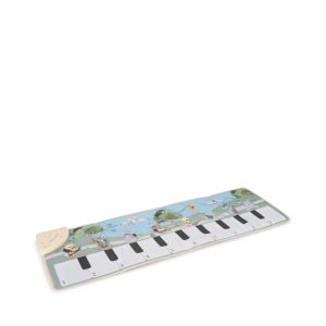 Piano de sol enfant multicolore Konges Sløjd déplié au sol