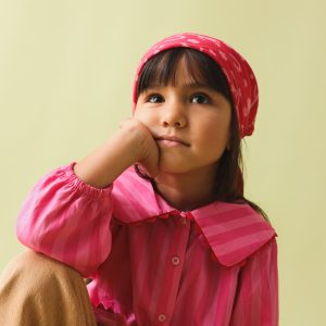 Foulard bébé enfant Cow-boy fuchsia en coton – Maison Augustin