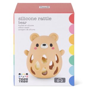 Hochet ours en silicone Tiger Tribe